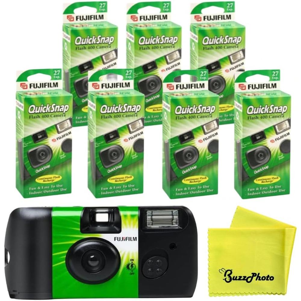 CÁMARA DESECHABLE FUJIFILM QUICKSNAP FLASH 400 35MM - PACK 7 PZS - 3