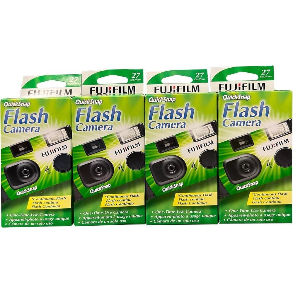 CÁMARA DESECHABLE FUJIFILM QUICKSNAP FLASH 400 35MM - PACK 4 PZS - 1