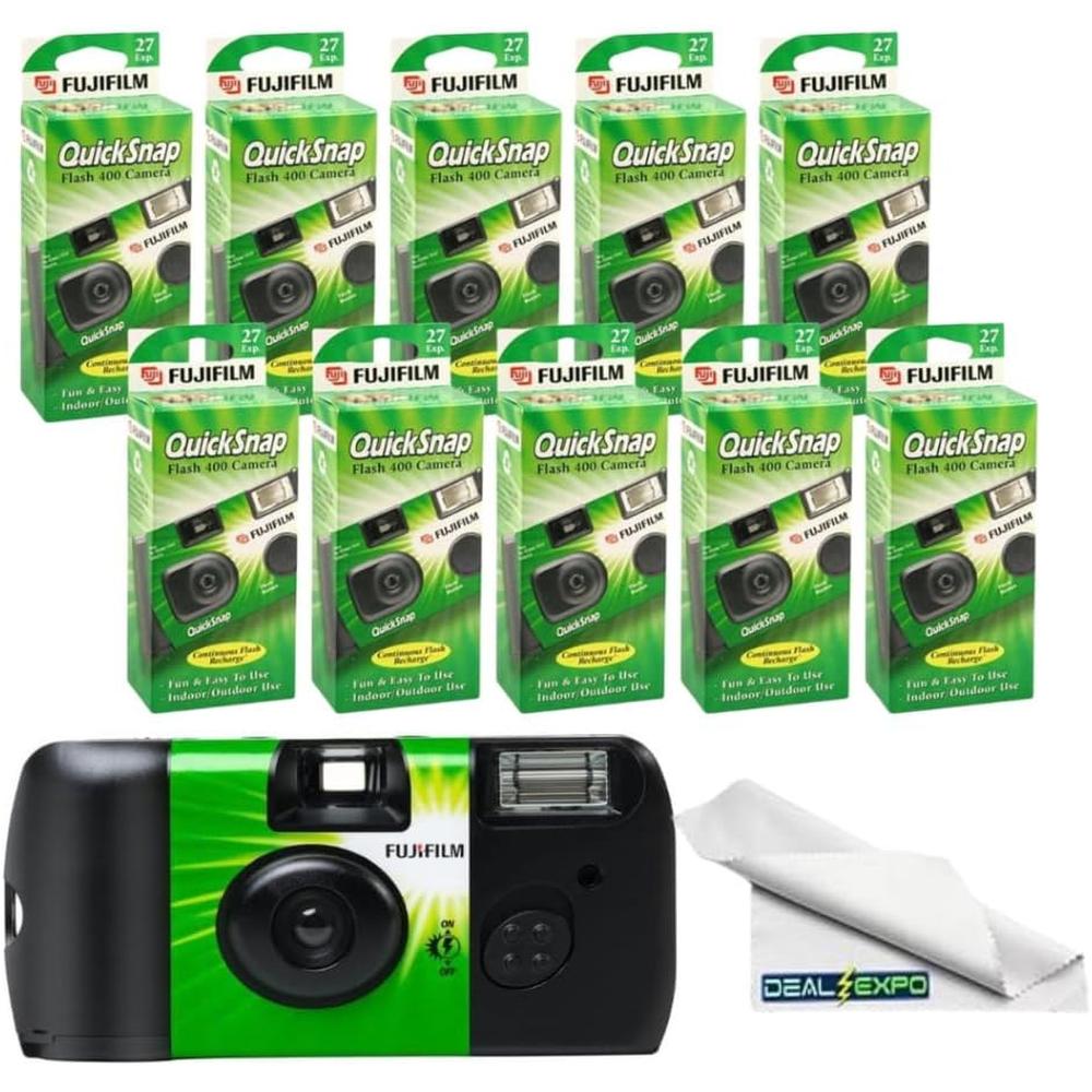 CÁMARA DESECHABLE FUJIFILM QUICKSNAP FLASH 400 OV - PACK 10 PZS - 2