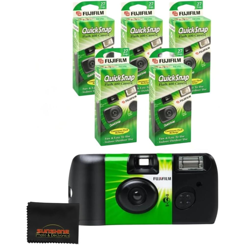 CÁMARA DESECHABLE FUJIFILM QUICKSNAP FLASH 400 - PACK 5 PZS - 1