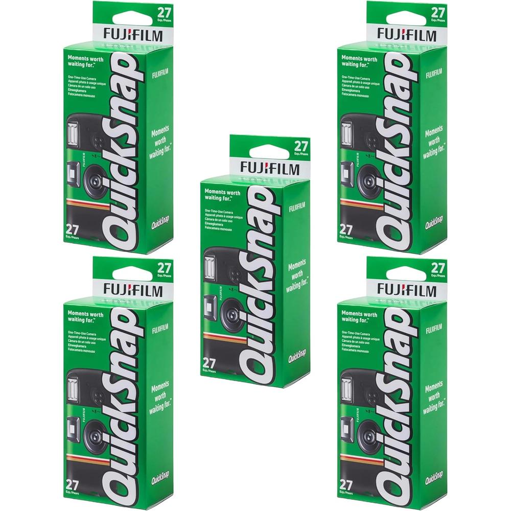 CÁMARA DESECHABLE FUJIFILM QUICKSNAP FLASH 400 35MM - PACK 5 PZS - 1
