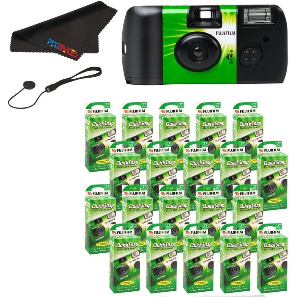 CÁMARA DESECHABLE FUJIFILM QUICKSNAP FLASH 400 TAPA PROTECTORA - PACK 20 PZS - 1