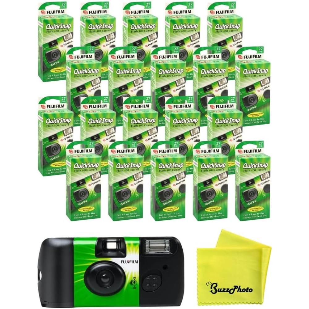 CÁMARA DESECHABLE FUJIFILM QUICKSNAP FLASH 400 35MM OV - PACK 20 PZS - 1