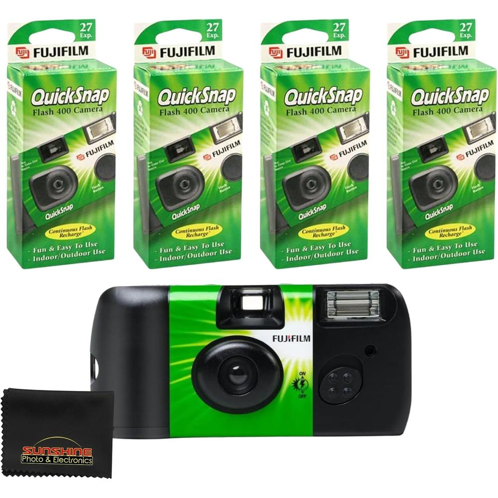 CÁMARA DESECHABLE FUJIFILM QUICKSNAP FLASH 400 - PACK 4 PZS - 1