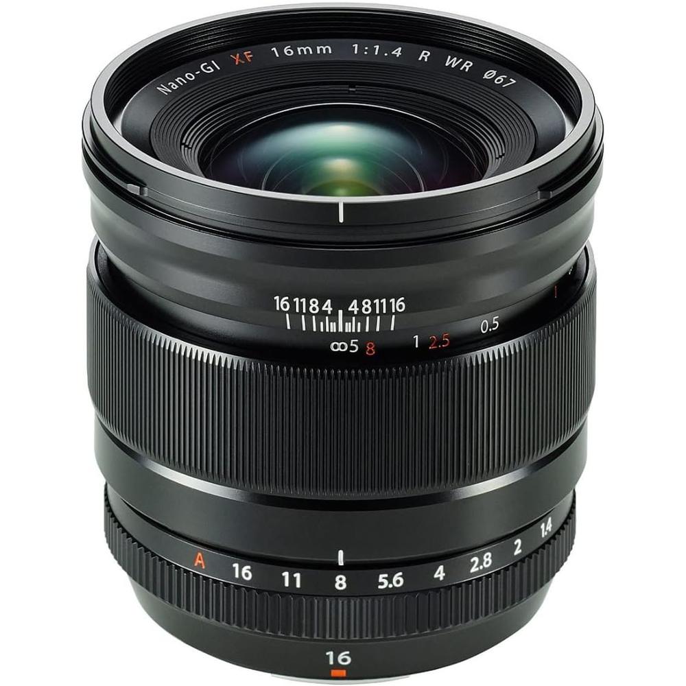 LENTE FUJIFILM FUJINON XF16MM F1.4 R WR | NEGRO - 1