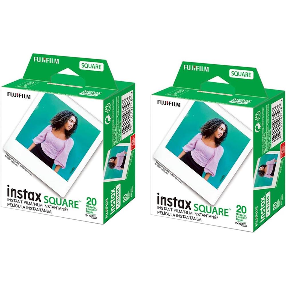 PELÍCULA INSTANTÁNEA FUJIFILM INSTAX SQUARE TWIN - PACK 2 PZS - 1