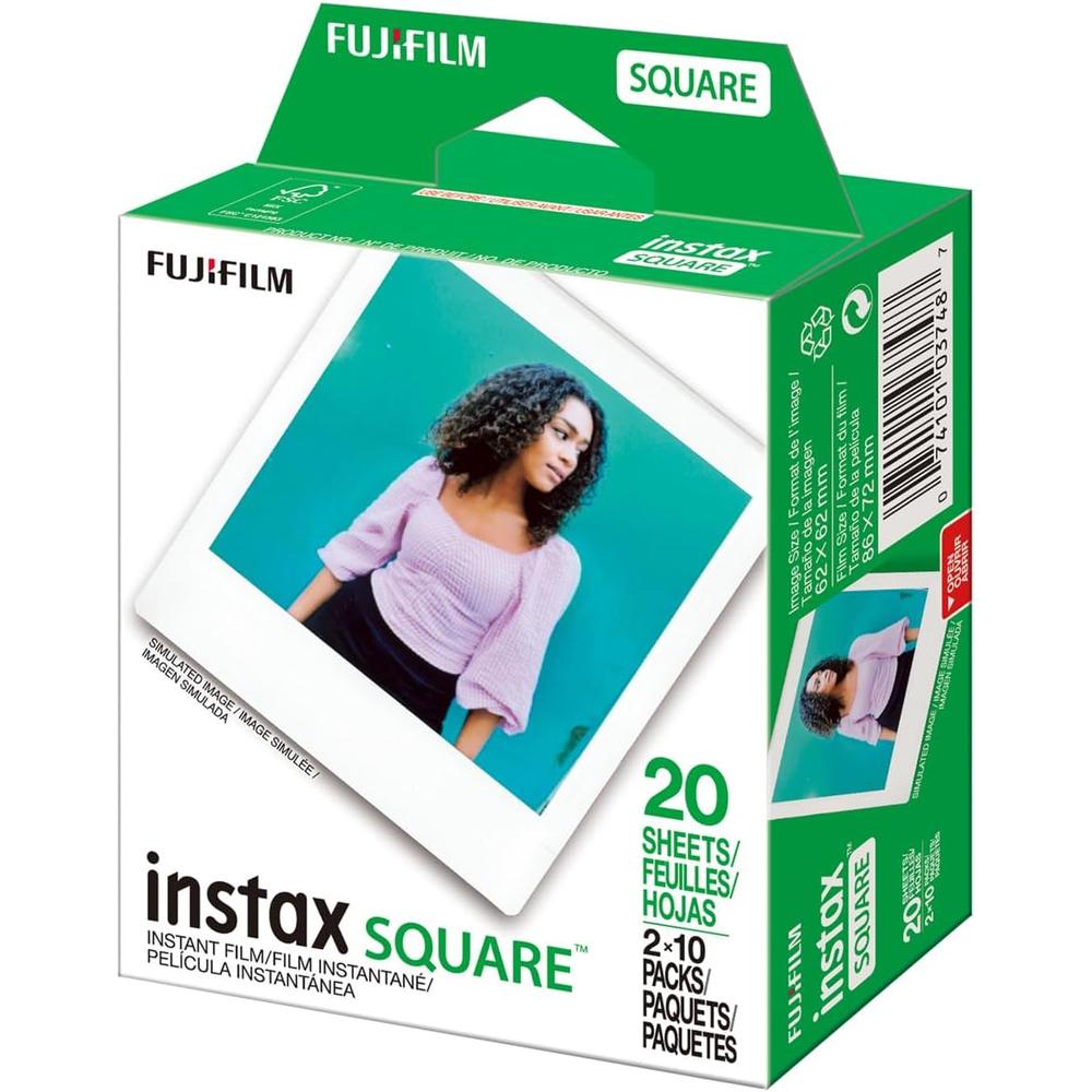 PELÍCULA INSTANTÁNEA FUJIFILM INSTAX SQUARE TWIN - PACK 2 PZS - 4