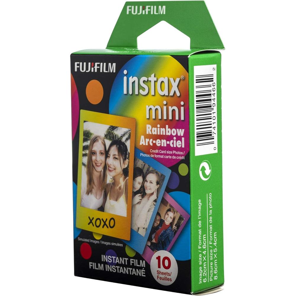 PELÍCULA INSTANTÁNEA FUJIFILM INSTAX MINI RAINBOW - PACK 10 HOJAS - 5