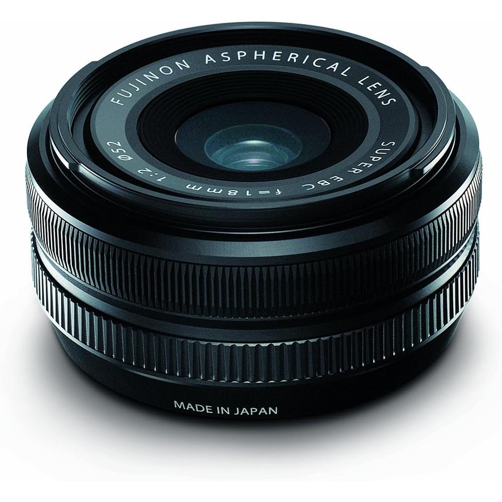 LENTE FUJIFILM FUJINON XF18MM F2 R | NEGRO - 1