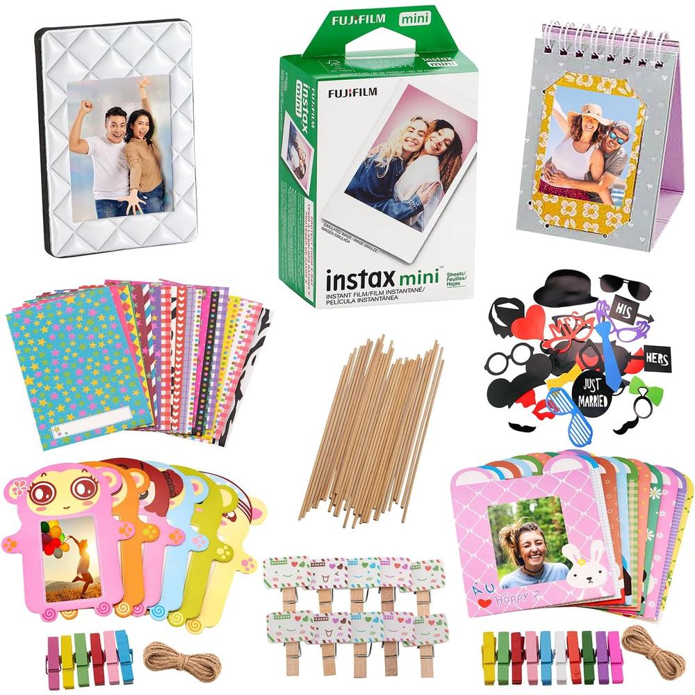 KIT DE ACCESORIOS FUJIFILM INSTAX MINI + PELÍCULA 20 HOJAS - SET 2 PZS - 1