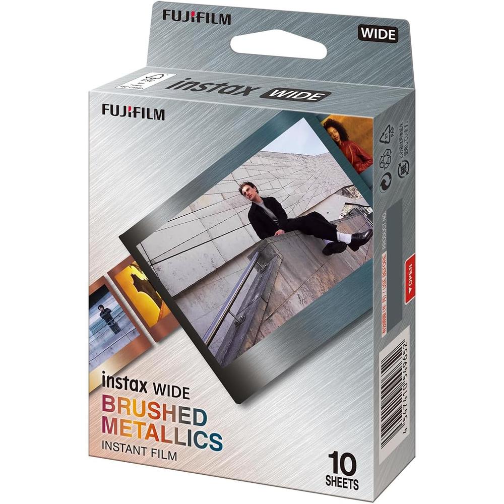 PELÍCULA INSTANTÁNEA FUJIFILM INSTAX WIDE BRUSHED METALLICS - PACK 20 HOJAS - 2