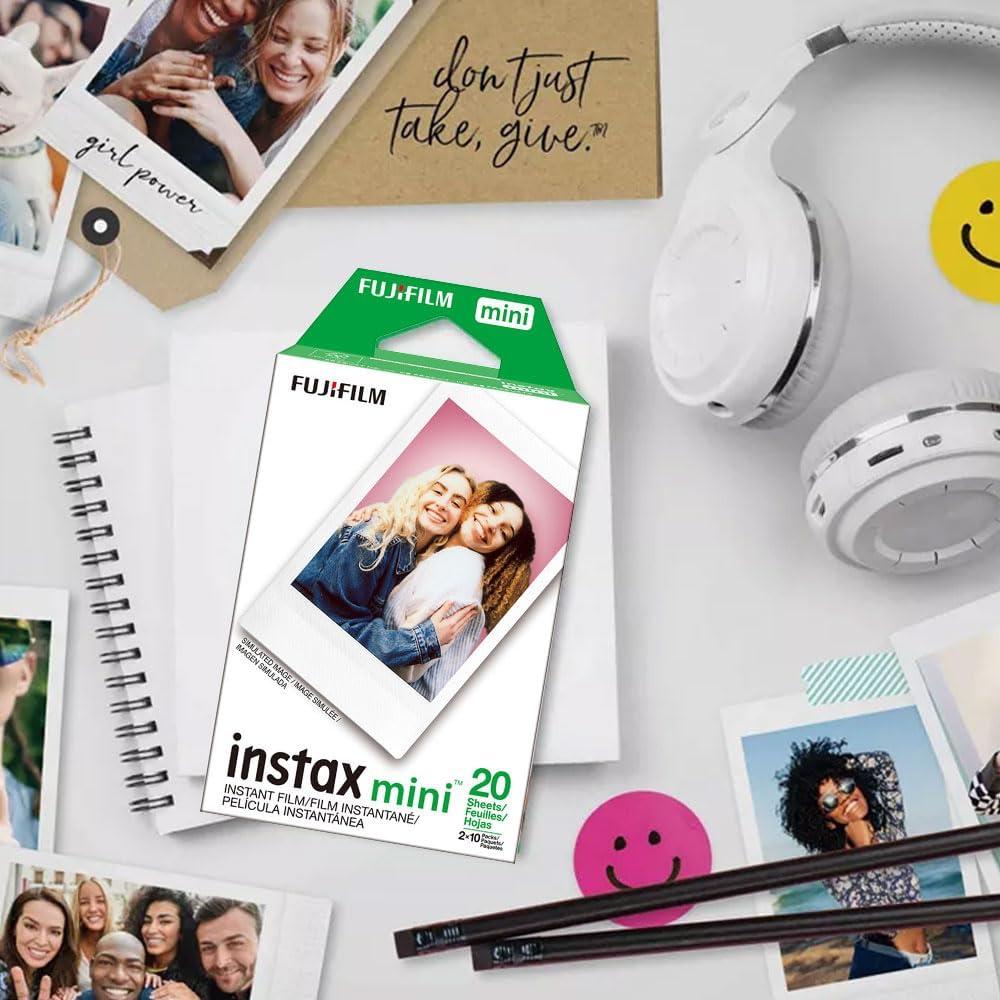 PELÍCULA INSTANTÁNEA FUJIFILM INSTAX MINI + PAÑO MICROFIBRA 6AVE - PACK 100 HOJAS - 3