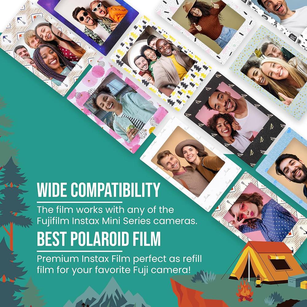 PELÍCULA INSTANTÁNEA FUJIFILM INSTAX MINI + MARCOS MOSHIFY - PACK 20 HOJAS - 4