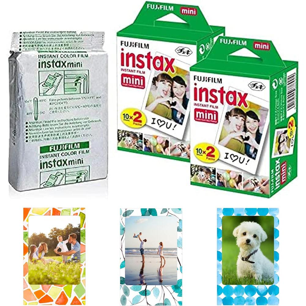 PELÍCULA INSTANTÁNEA FUJIFILM INSTAX MINI + MARCOS MAGNÉTICOS - PACK 50 HOJAS - 1