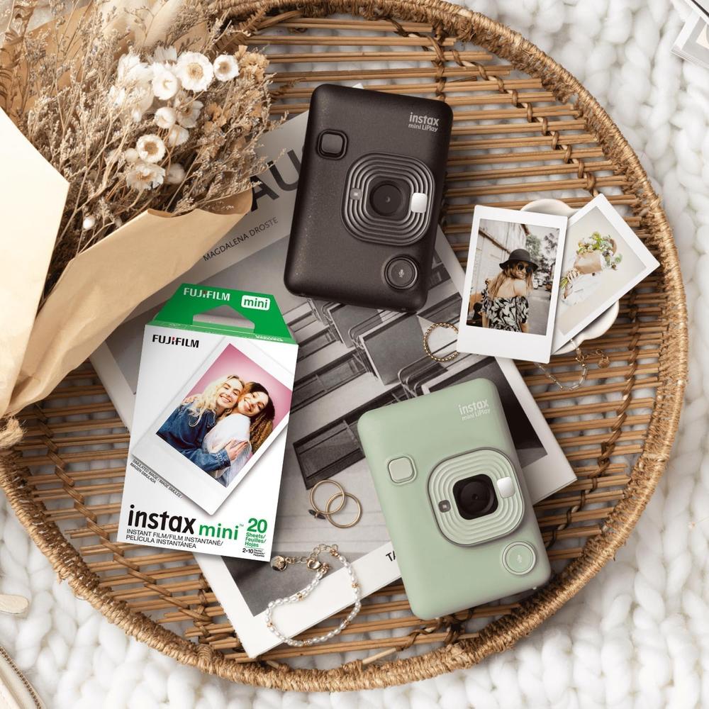 PELÍCULA INSTANTÁNEA FUJIFILM INSTAX MINI + BATERÍAS AA - PACK 20 HOJAS - 6