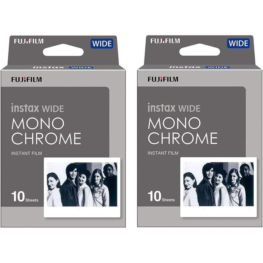 PELÍCULA INSTANTÁNEA FUJIFILM INSTAX WIDE MONOCROMÁTICA - PACK 20 HOJAS - 1