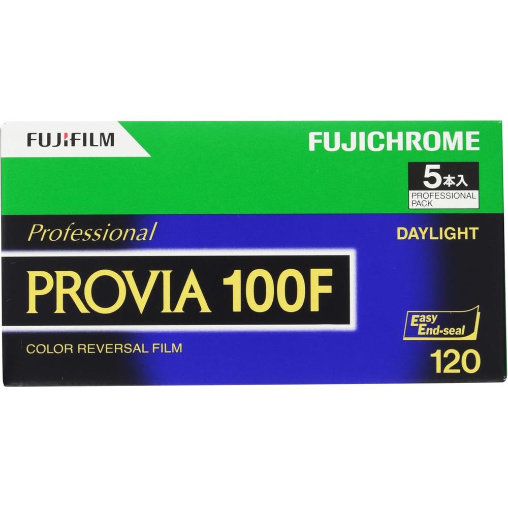 PELÍCULA REVERSIBLE FUJIFILM FUJICHROME PROVIA 100F 120 - PACK 5 PZS - 1