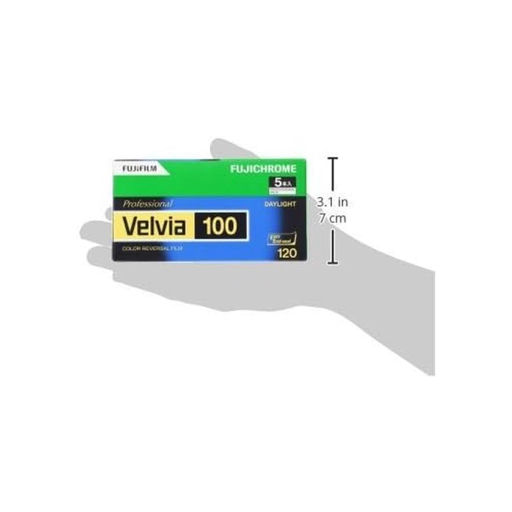 PELÍCULA REVERSIBLE FUJIFILM FUJICHROME VELVIA 100 120 - PACK 5 PZS - 2