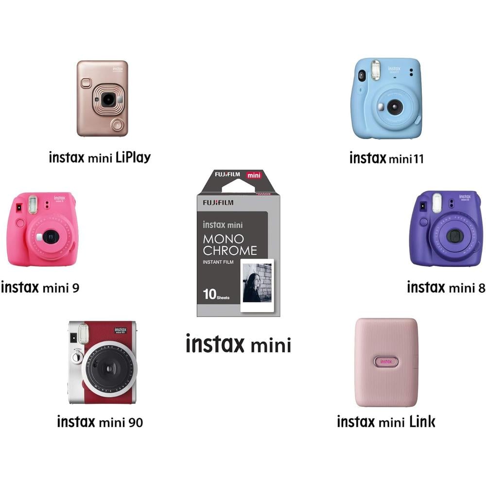 PELÍCULA INSTANTÁNEA FUJIFILM INSTAX MINI MONOCROMÁTICA - PACK 30 HOJAS - 5