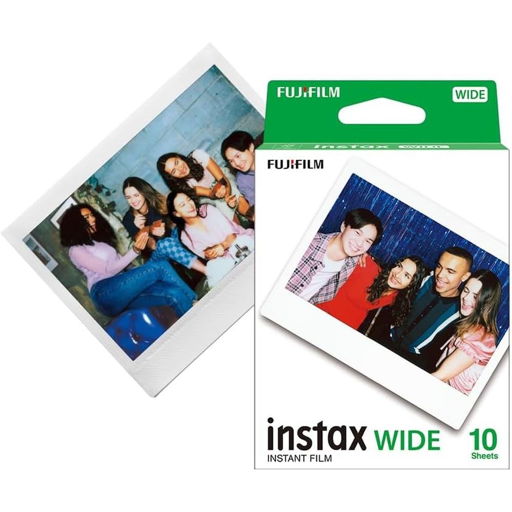 PELÍCULA INSTANTÁNEA FUJIFILM INSTAX WIDE - PACK 10 HOJAS | BORDE BLANCO - 1