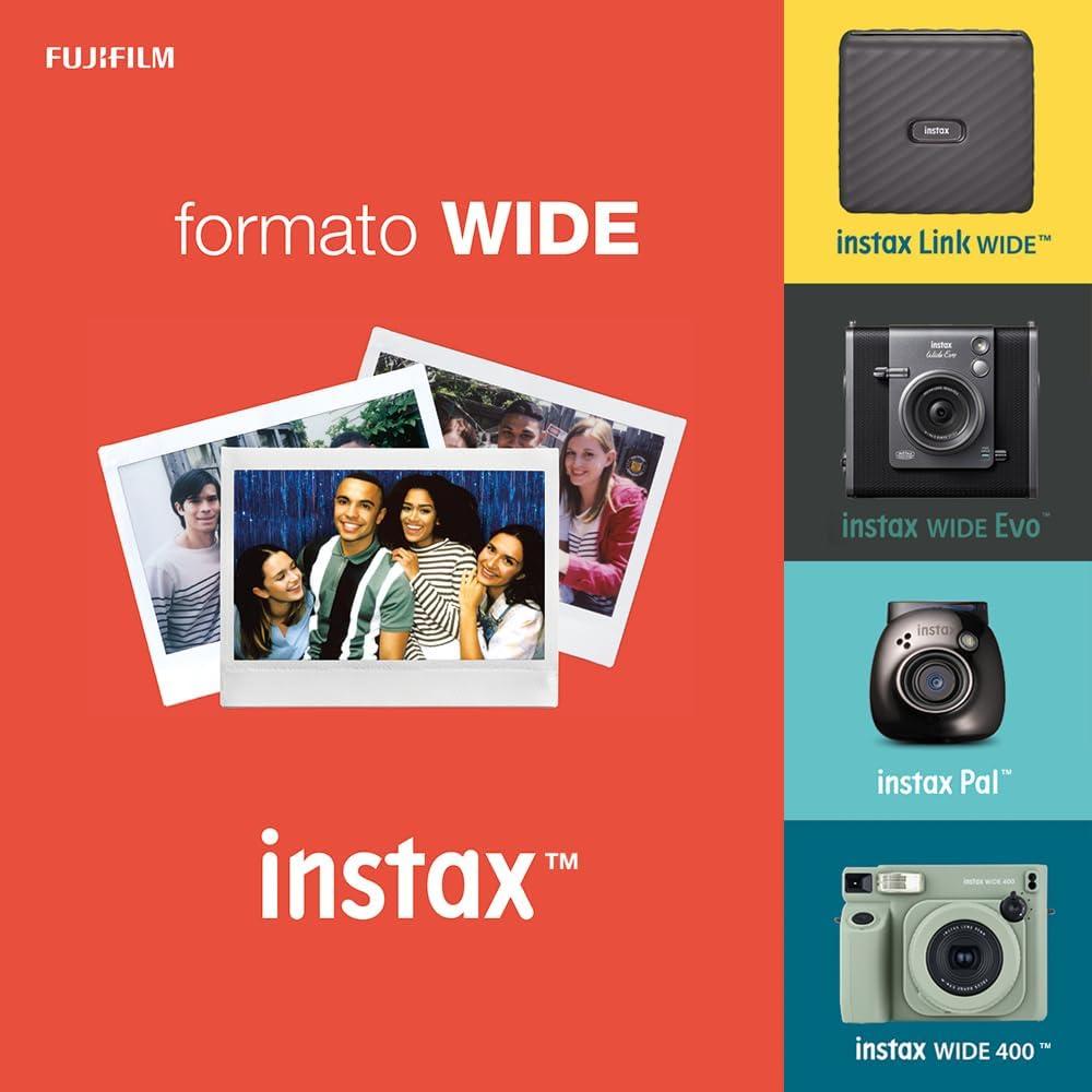 PELÍCULA INSTANTÁNEA FUJIFILM INSTAX WIDE - PACK 10 HOJAS | BORDE BLANCO - 4
