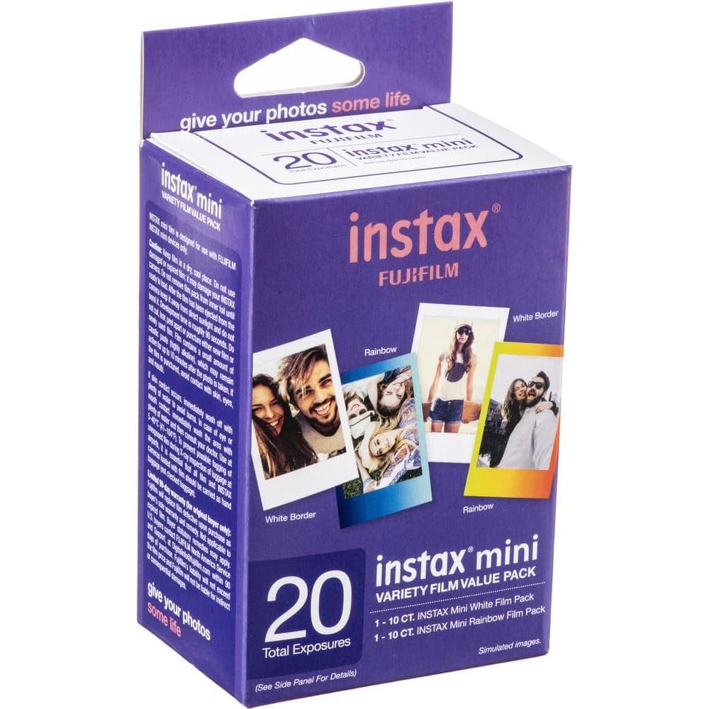 PELÍCULA INSTANTÁNEA FUJIFILM INSTAX MINI VARIETY - PACK 2 X 20 HOJAS - 2