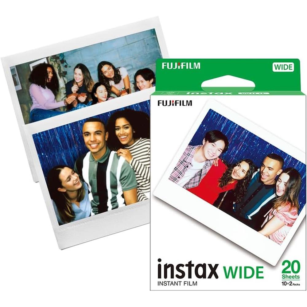 PELÍCULA INSTANTÁNEA FUJIFILM INSTAX WIDE - PACK 20 HOJAS | BLANCO - 1