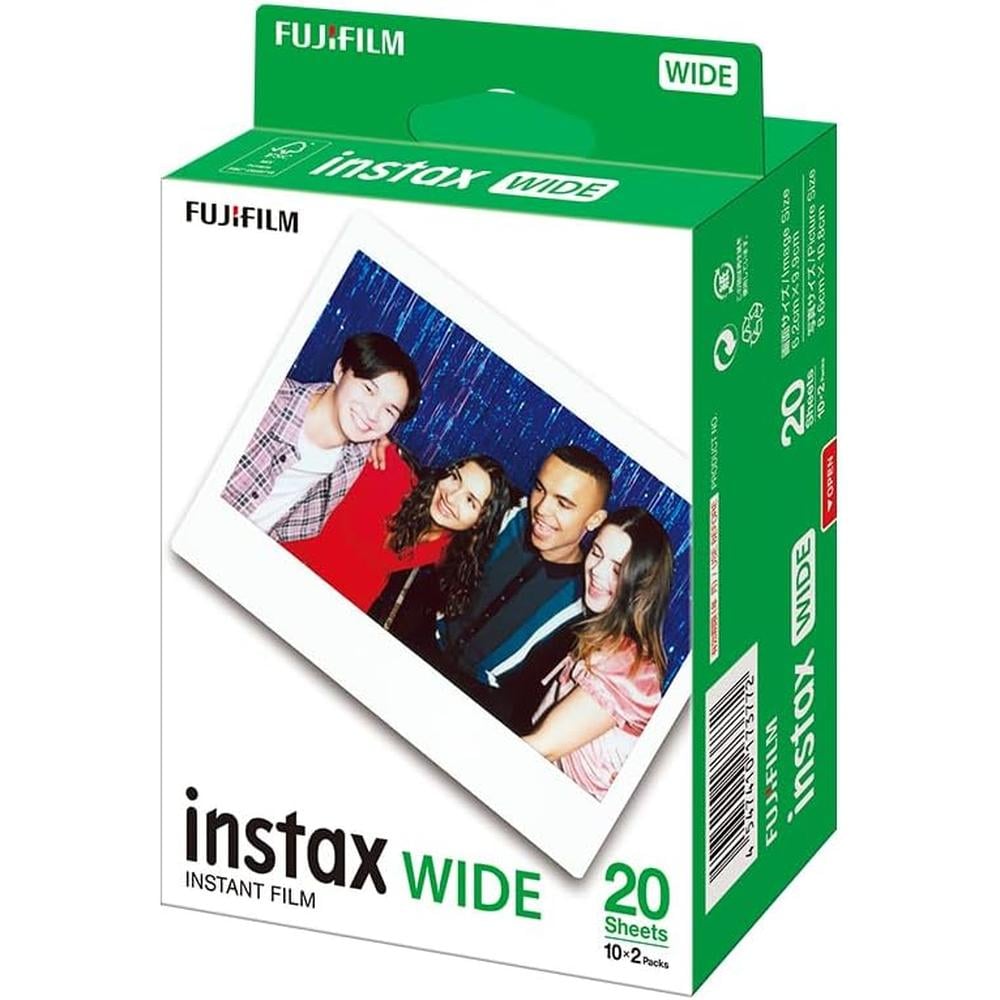 PELÍCULA INSTANTÁNEA FUJIFILM INSTAX WIDE - PACK 20 HOJAS | BLANCO - 2