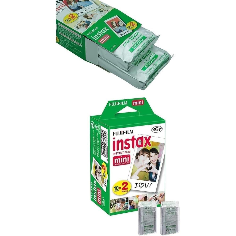 PELÍCULA INSTANTÁNEA FUJIFILM INSTAX MINI - PACK 20 HOJAS | BLANCO - 2