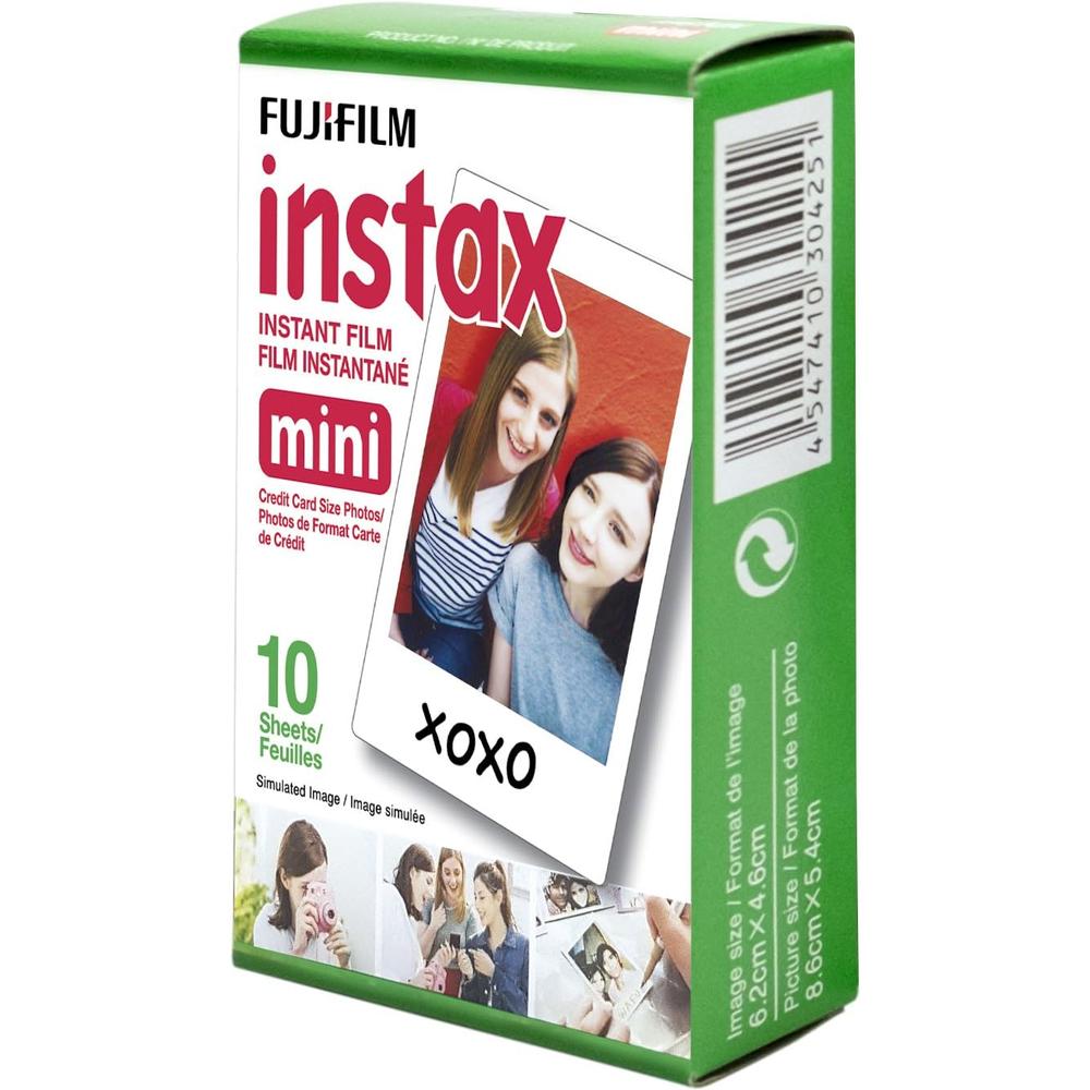 PELÍCULA INSTANTÁNEA FUJIFILM INSTAX MINI - PACK 10 HOJAS | BLANCO - 1