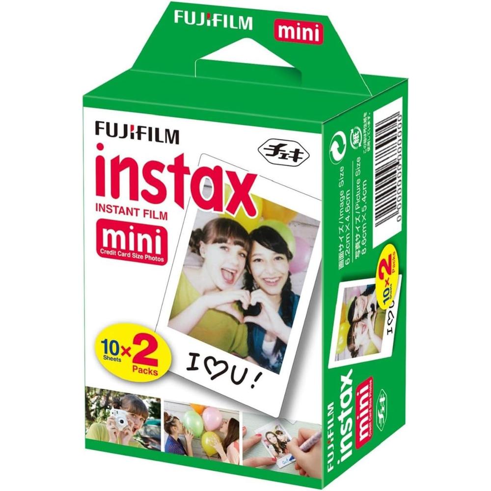 PELÍCULA INSTANTÁNEA FUJIFILM INSTAX MINI + PEGATINAS - PACK 50 HOJAS - 2