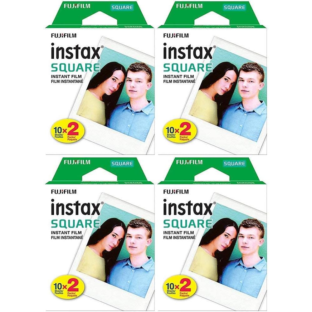 PELÍCULA INSTANTÁNEA FUJIFILM INSTAX SQUARE - PACK 80 HOJAS | BLANCO - 1