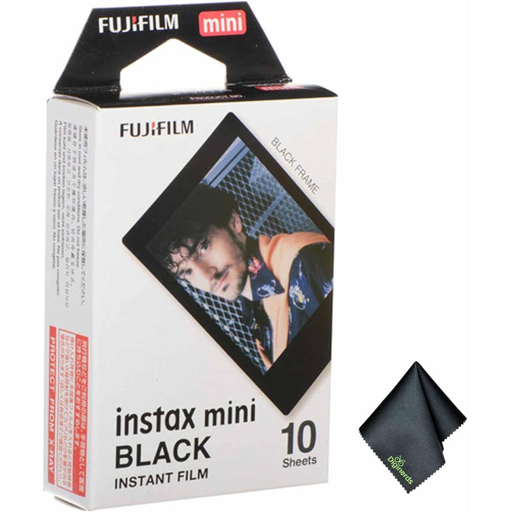 PELÍCULA INSTANTÁNEA FUJIFILM INSTAX MINI BLACK FRAME - PACK 10 HOJAS - 1