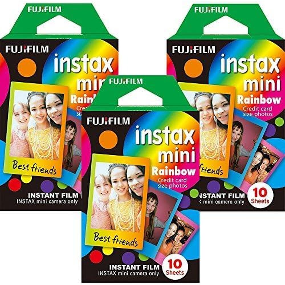 PELÍCULA INSTANTÁNEA FUJIFILM INSTAX MINI RAINBOW - PACK 30 HOJAS - 2