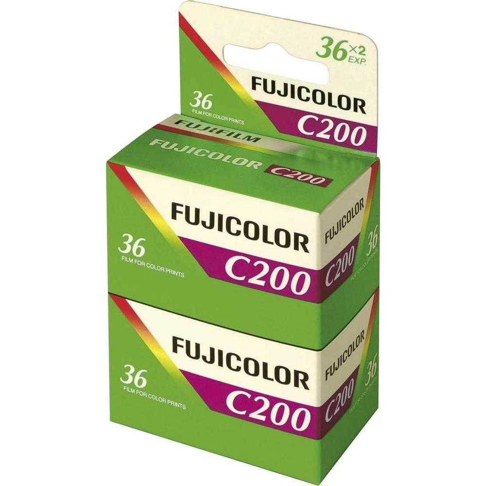 PELÍCULA FOTOGRÁFICA FUJIFILM FUJICOLOR C200 35MM - PACK 2 PZS - 1
