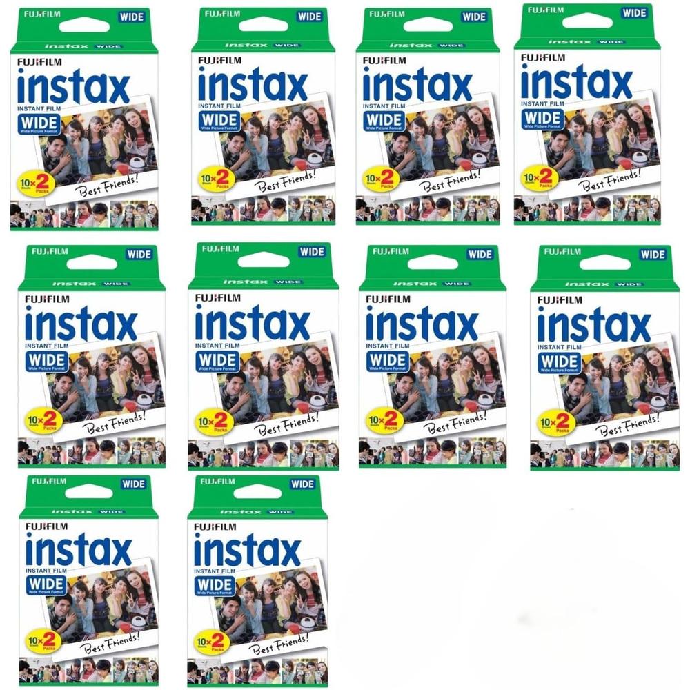 PELÍCULA INSTANTÁNEA FUJIFILM INSTAX WIDE - PACK 200 HOJAS - 1