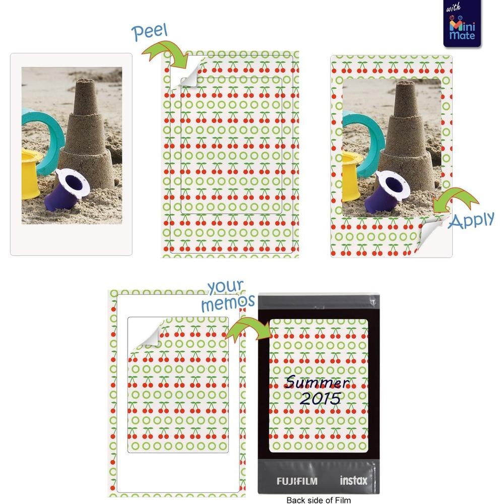 PELÍCULA INSTANTÁNEA FUJIFILM INSTAX MINI + MARCOS PARA FOTO - PACK 60 HOJAS - 4