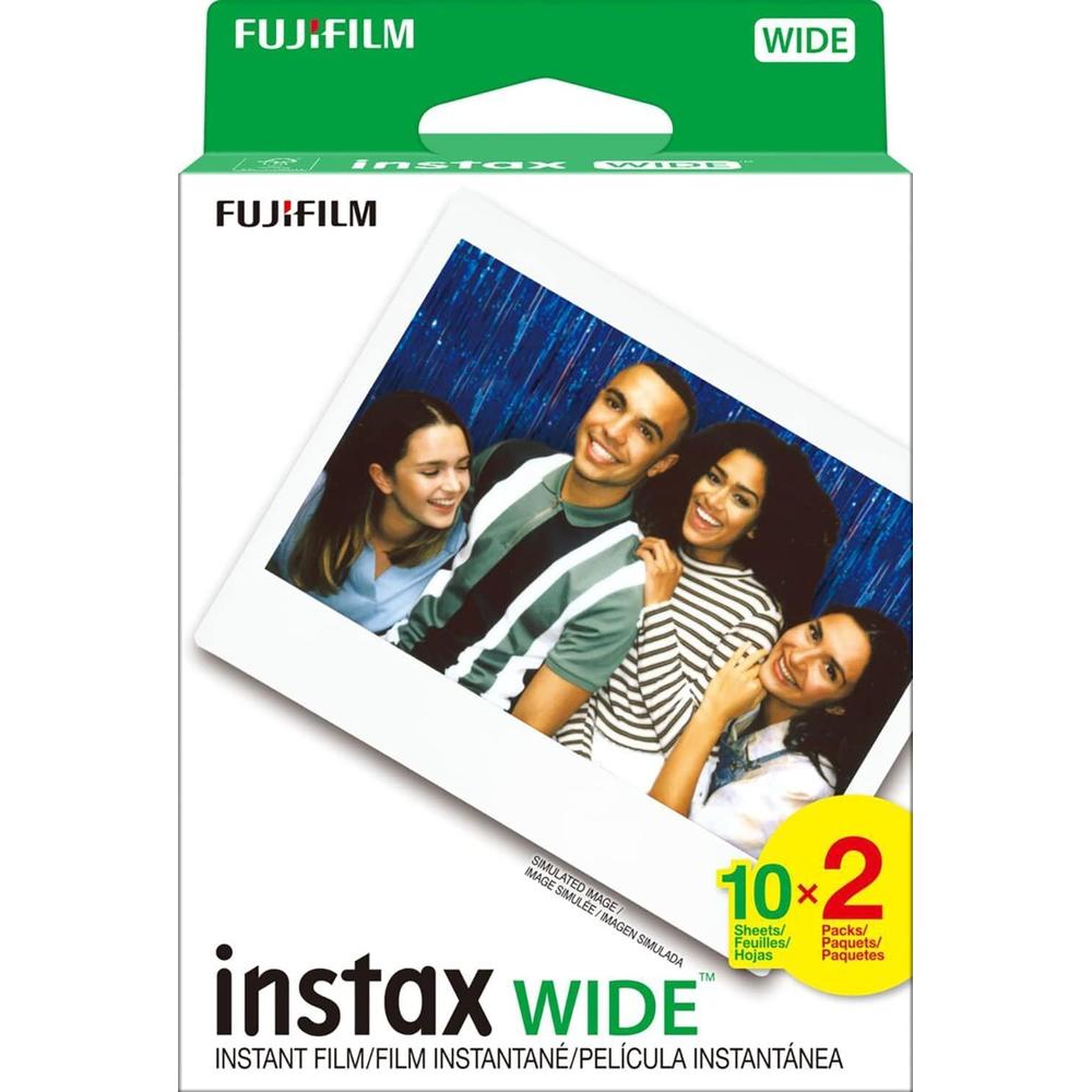 PELÍCULA INSTANTÁNEA FUJIFILM INSTAX WIDE + PAÑO DE MICROFIBRA - PACK 40 HOJAS - 2