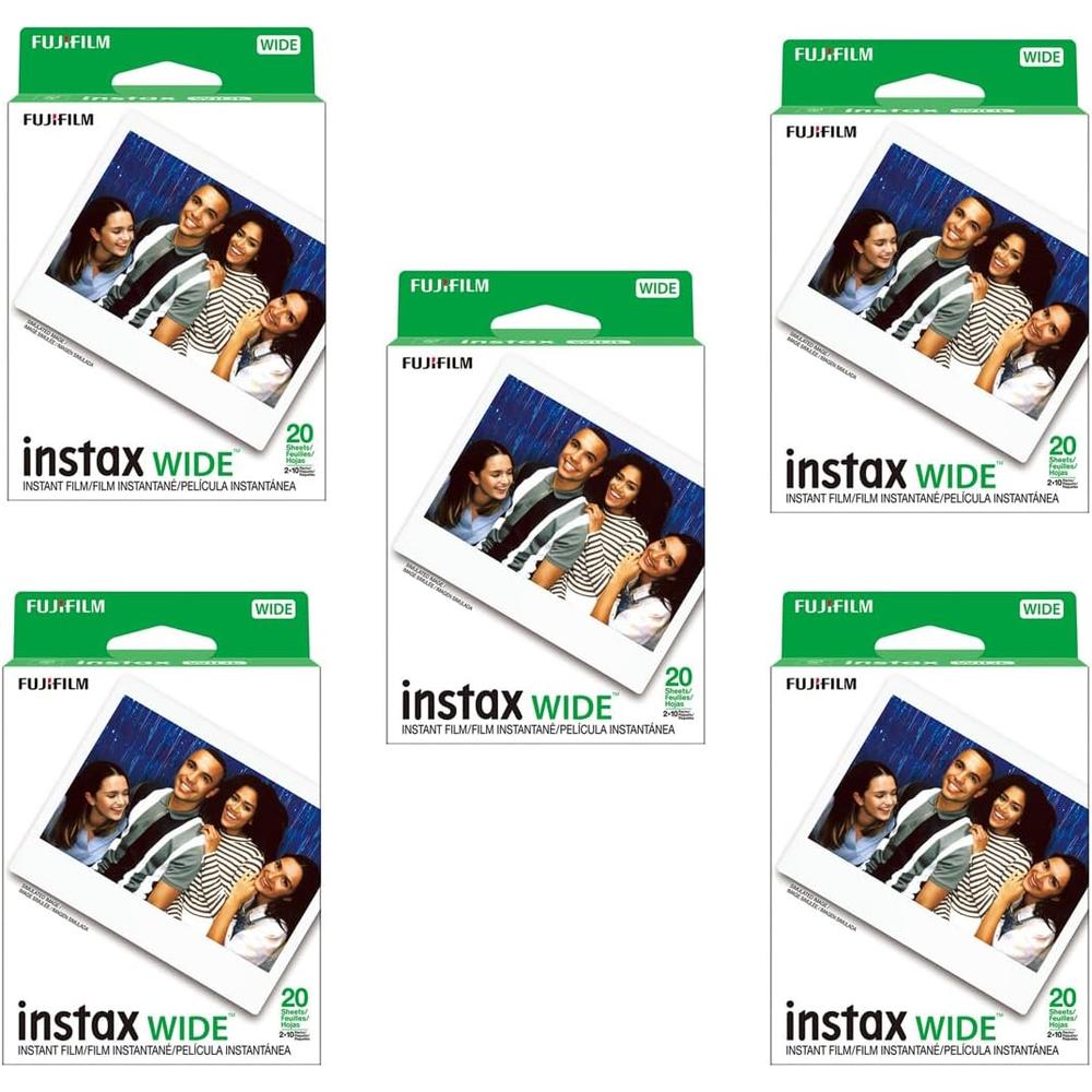 PELÍCULA INSTANTÁNEA FUJIFILM INSTAX WIDE - PACK 100 HOJAS | BLANCO - 1