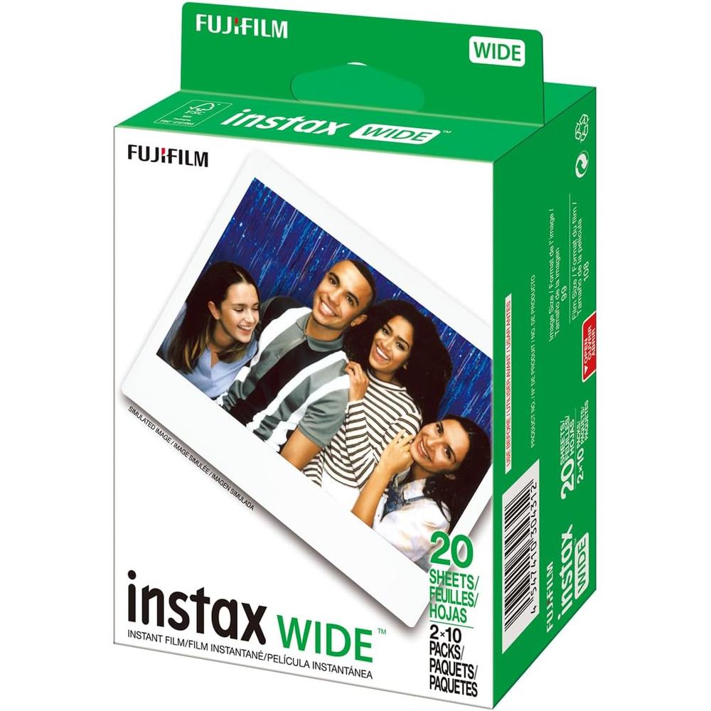 PELÍCULA INSTANTÁNEA FUJIFILM INSTAX WIDE - PACK 100 HOJAS | BLANCO - 3