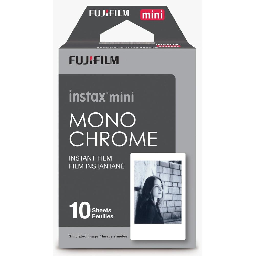 PELÍCULA INSTANTÁNEA FUJIFILM INSTAX MINI MONOCROMÁTICA | NEGRO - 1