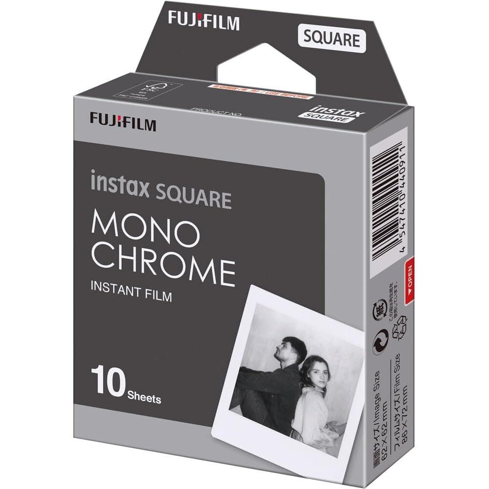 PELÍCULA INSTANTÁNEA FUJIFILM INSTAX SQUARE MONOCROMÁTICA - PACK 50 HOJAS - 2