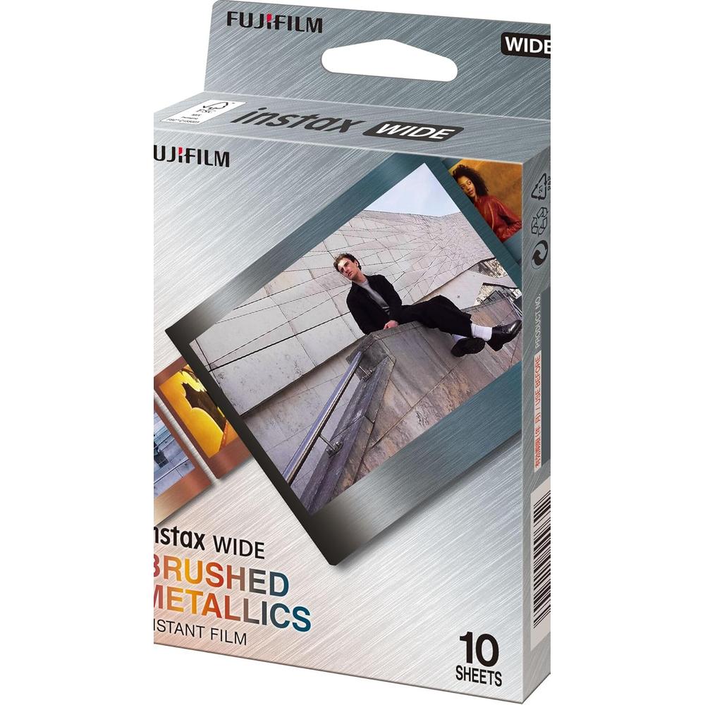 PELÍCULA INSTANTÁNEA FUJIFILM INSTAX WIDE BRUSHED METALLICS - PACK 10 HOJAS - 3