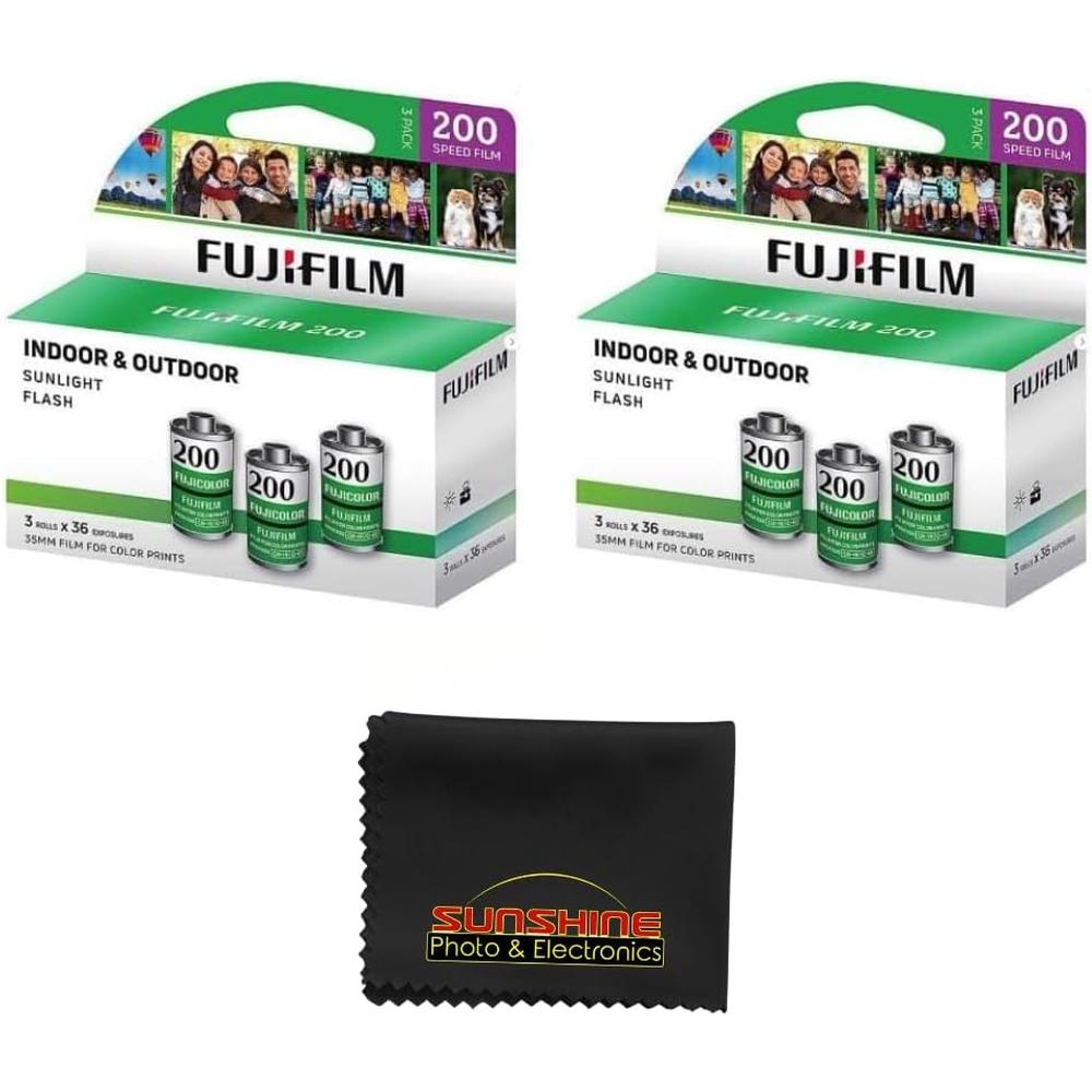 PELÍCULA FOTOGRÁFICA FUJIFILM FUJICOLOR 200 35MM - PACK 6 ROLLOS - 1