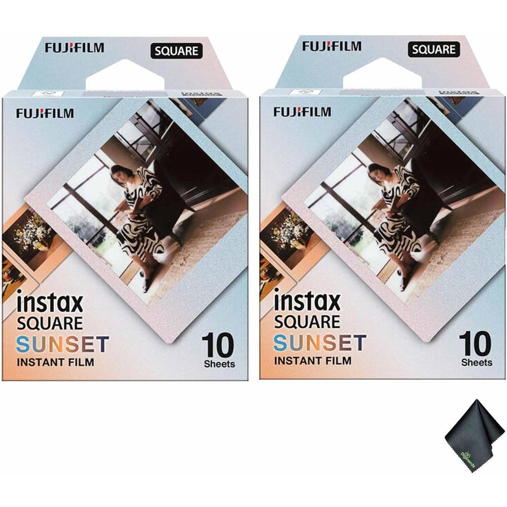 PELÍCULA INSTANTÁNEA FUJIFILM INSTAX SQUARE SUNSET - PACK 20 HOJAS - 1