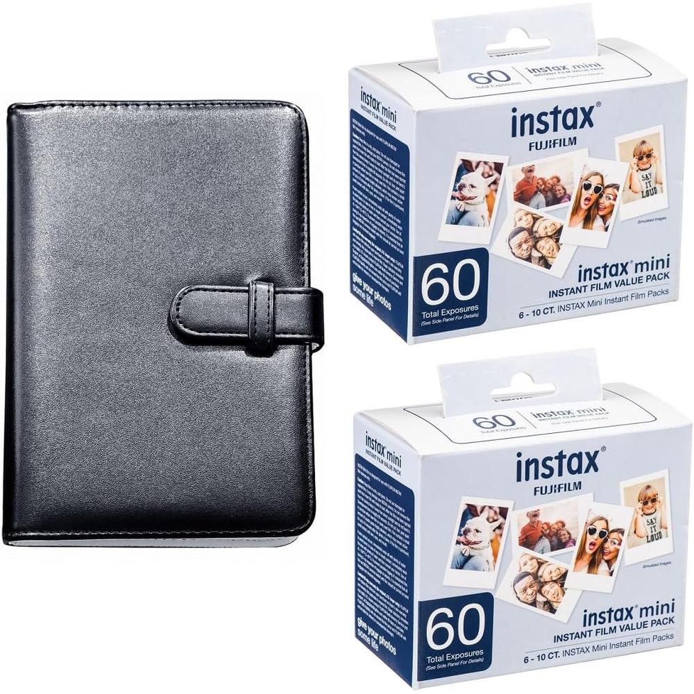 PELÍCULA INSTANTÁNEA FUJIFILM INSTAX MINI + ÁLBUM DE FOTOS - PACK 120 HOJAS - 1