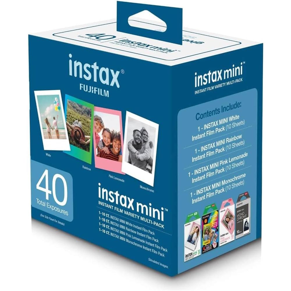 PELÍCULA INSTANTÁNEA FUJIFILM INSTAX MINI VARIETY - PACK 40 HOJAS - 1