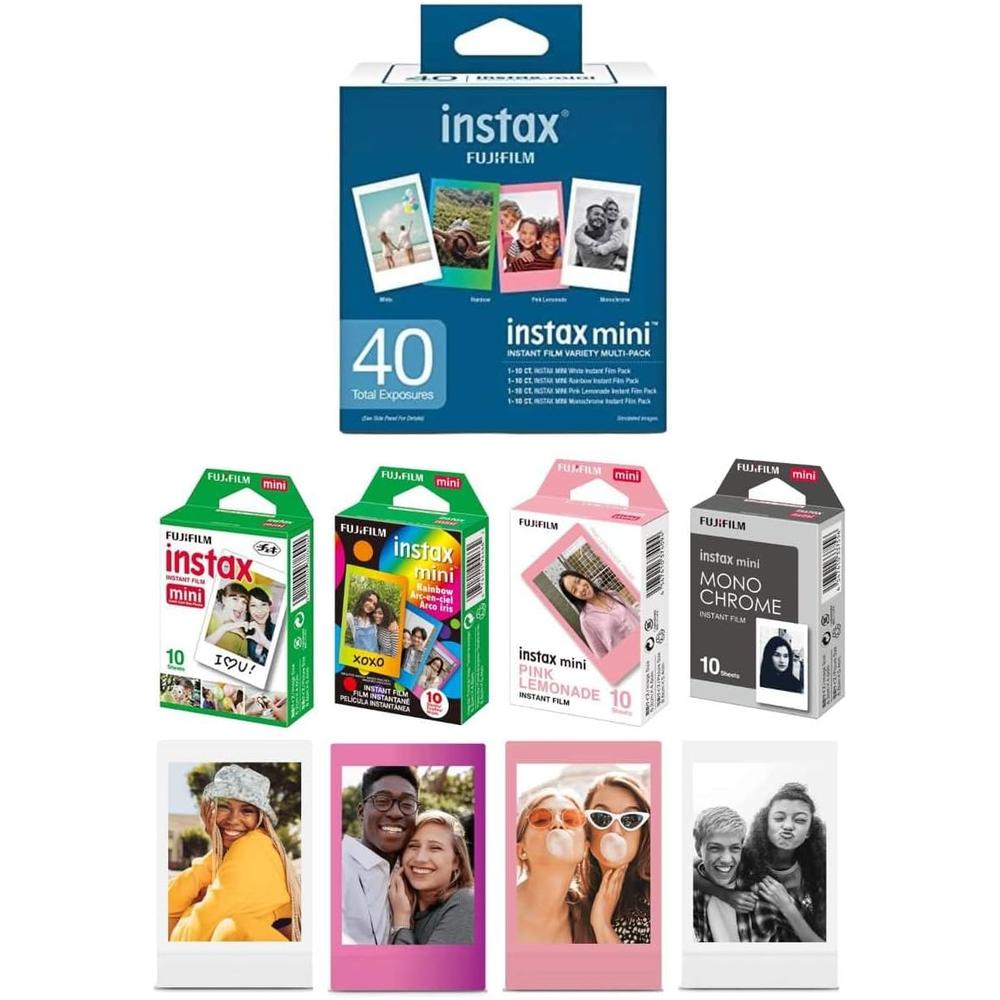 PELÍCULA INSTANTÁNEA FUJIFILM INSTAX MINI VARIETY - PACK 40 HOJAS - 5