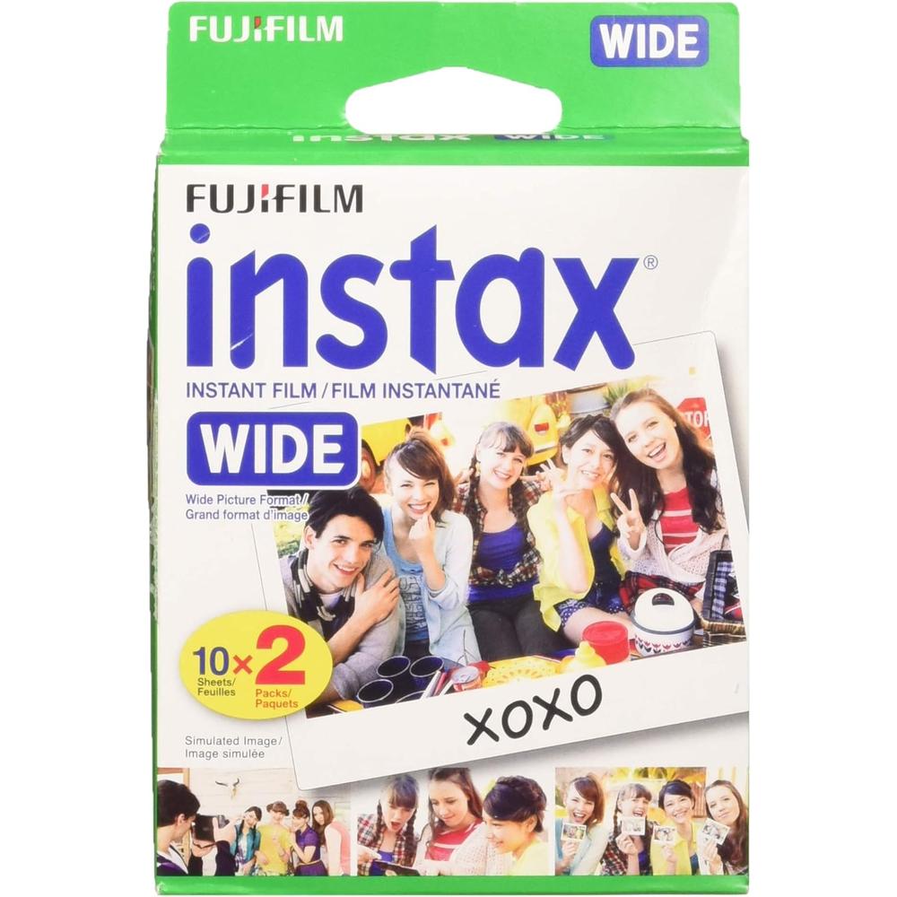 PELÍCULA INSTANTÁNEA FUJIFILM INSTAX WIDE + PAÑO MICROFIBRA - PACK 40 HOJAS - 1