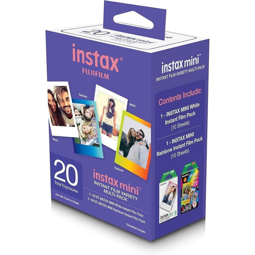 PELÍCULA INSTANTÁNEA FUJIFILM INSTAX MINI VARIETY - PACK 20 HOJAS - 3